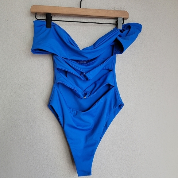 Joues de Sable Swim Bailey One Piece in Azure Blue size S NWT - Picture 2 of 8